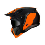 Casco-Streetfighter-Twin-naranja-mate-Trial-MT-Helmets